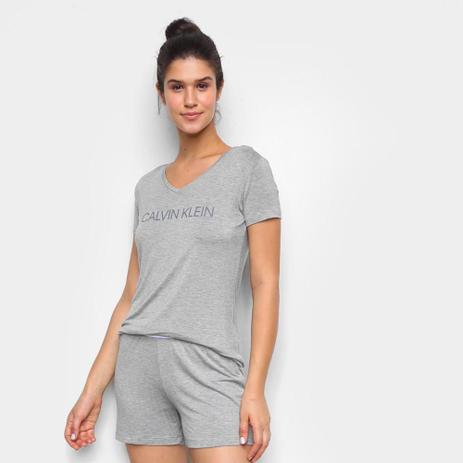 Pijama Short Doll Calvin Klein Gola V Feminino - Pijama Feminino - Magazine  Luiza
