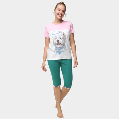 Pijama Volare Cachorro Marinheiro Feminino - Por: R$ 49,49