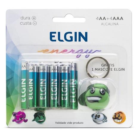 Pilha Alcalina 4AA + 4AAA 82295 Elgin é boa?