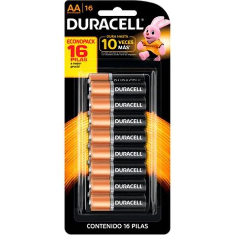 Pilha Alcalina AA Duralock Duracell Blister 16 Un Menor preço em Pilha Alcalina AA Duralock Duracell Blister 16 Un