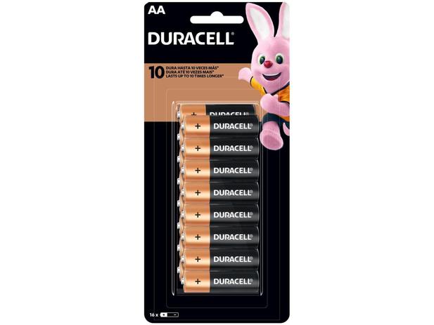 Pilha Alcalina AA MN1500B16 Duracell - 16 Unidades é ruim? Pilha Alcalina AA MN1500B16 Duracell - 16 Unidades é boa?