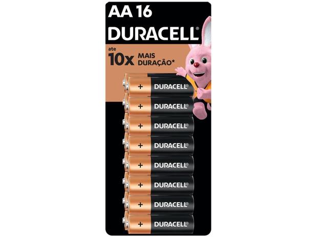 Pilha Alcalina AA Pequena Duracell - 16 Unidades é boa?