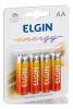PILHA ALCALINA AA R6 1.5V BLISTER (4 pÇS) - ELGIN Menor preço em PILHA ALCALINA AA R6 1.5V BLISTER (4 pÇS) - ELGIN