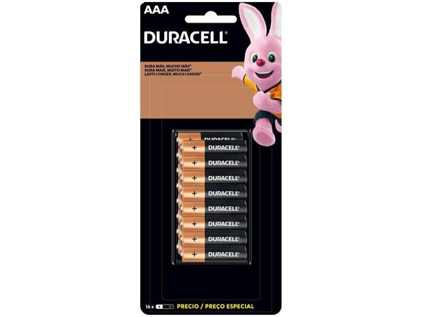 Pilha Alcalina AAA Palito 5005756 Duracell - 16 Unidades é boa?