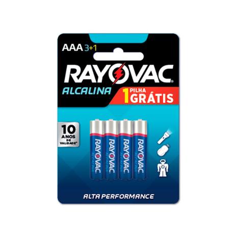 Pilha alcalina AAA4 leve 4 pague 3 Rayovac é ruim? Pilha alcalina AAA4 leve 4 pague 3 Rayovac é boa?