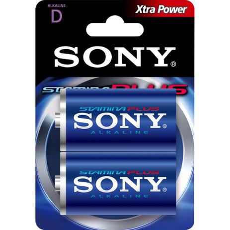 Pilha Alcalina D 1,5V STAMINA PLUS AM1-B2A SONY Menor preço em Pilha Alcalina D 1,5V STAMINA PLUS AM1-B2A SONY