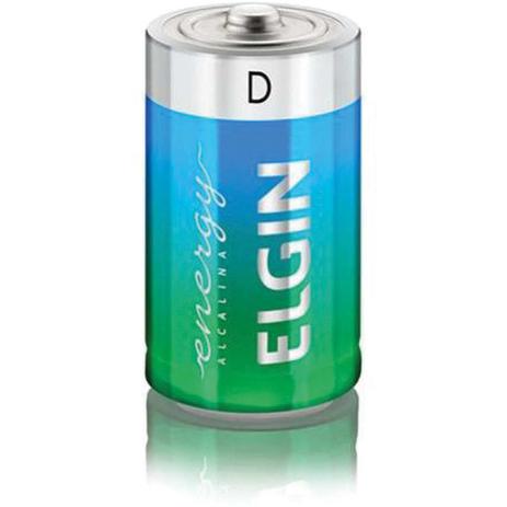 Pilha Alcalina GRANDE-D com 2 ELGIN é boa?