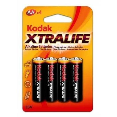 Pilha Alcalina Kodak Xtralife Pequena AA Blister com 4 Menor preço em Pilha Alcalina Kodak Xtralife Pequena AA Blister com 4