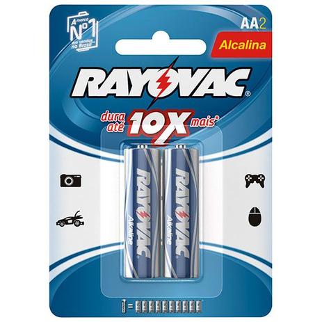 Pilha Alcalina Rayovac AA (LR6 - Pequena) - Cartela com 2 unidades é ruim? Pilha Alcalina Rayovac AA (LR6 - Pequena) - Cartela com 2 unidades é boa?