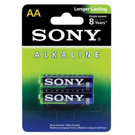 Pilha Alcalina Sony Aa- 8 horas 1.5V Menor preço em Pilha Alcalina Sony Aa- 8 horas 1.5V
