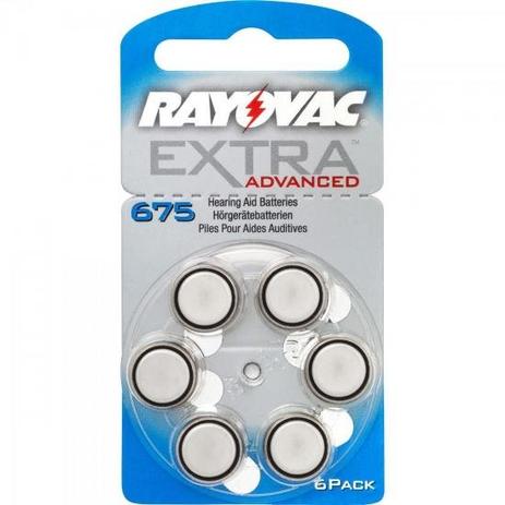 Pilha Auditiva 675 1,4V EXTRA Advanced Rayovac Menor preço em Pilha Auditiva 675 1,4V EXTRA Advanced Rayovac