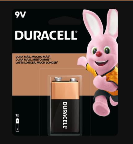 Pilha Bateria 9V Duracell Alcalina Menor preço em Pilha Bateria 9V Duracell Alcalina