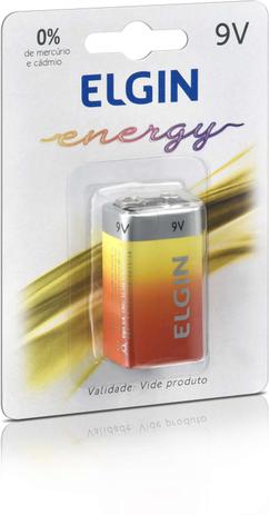 Pilha Bateria 9V Zinco 01CX com 10BLISTERS ELGIN Menor preço em Pilha Bateria 9V Zinco 01CX com 10BLISTERS ELGIN