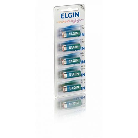 Pilha Bateria Alcalina A23 com 5 unidades ELGIN Menor preço em Pilha Bateria Alcalina A23 com 5 unidades ELGIN