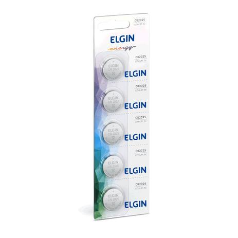 Pilha Bateria Botão Lítio 3V CR 2025 Elgin - 6 Unidades Menor preço em Pilha Bateria Botão Lítio 3V CR 2025 Elgin - 6 Unidades
