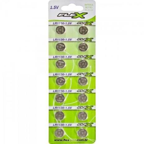 Pilha Bateria Botao LR1130 1.5V. FLEX Menor preço em Pilha Bateria Botao LR1130 1.5V. FLEX