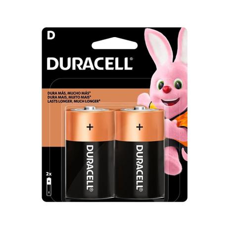 Pilha Duracell Alcalina D-Grande - Embalagem com 2 Unidades Menor preço em Pilha Duracell Alcalina D-Grande - Embalagem com 2 Unidades