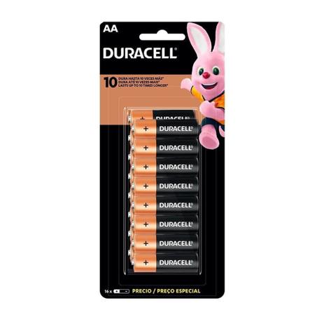 Pilha Duracell Alcalina Pequena AA - Embalagem com 16 unidades é boa?