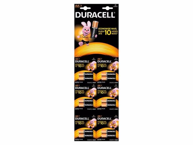 Pilha Duracell Alcalina Tipo AA - 12 unidades Menor preço em Pilha Duracell Alcalina Tipo AA - 12 unidades