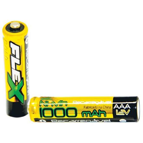 Pilha Gold Recarregável 2 Unidades Aaa 1000mah Fxaaa106b2 Flex é ruim? Pilha Gold Recarregável 2 Unidades Aaa 1000mah Fxaaa106b2 Flex é boa?
