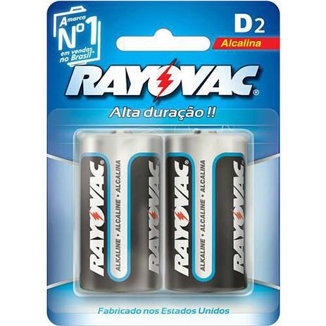 Pilha Grande Alcalina com 2 Unidades 20220 Rayovac Menor preço em Pilha Grande Alcalina com 2 Unidades 20220 Rayovac