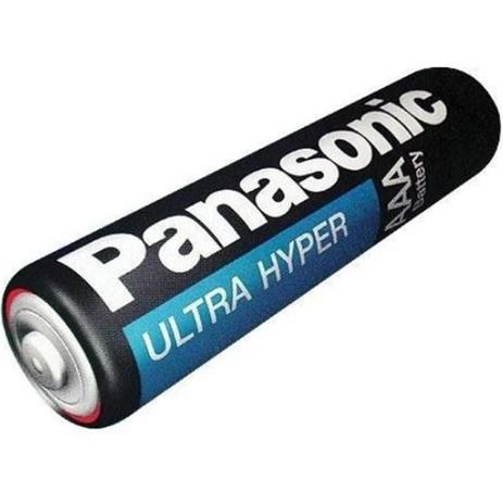 Pilha Palito Zinco AAA 4 Unidades R03UAL/4B Panasonic Menor preço em Pilha Palito Zinco AAA 4 Unidades R03UAL/4B Panasonic
