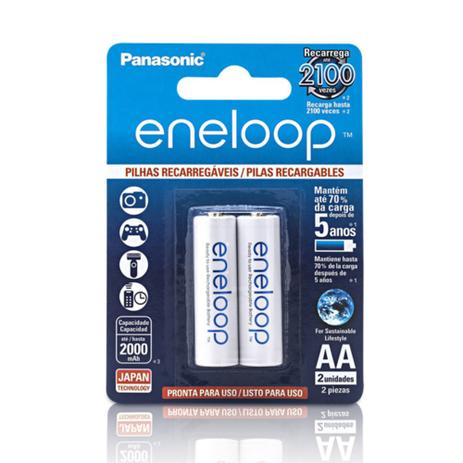Pilha Panasonic Eneloop Recarregável Pequena AA 2 Un é ruim? Pilha Panasonic Eneloop Recarregável Pequena AA 2 Un é boa?