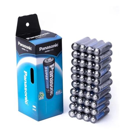 Pilha Panasonic Palito AAA Tubo com 40 Pilhas Menor preço em Pilha Panasonic Palito AAA Tubo com 40 Pilhas