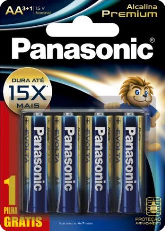 Pilha Pequena AA Alcalina Premium Panasonic - Leve 4 pague 3 (caixa com 12 cartelas) Menor preço em Pilha Pequena AA Alcalina Premium Panasonic - Leve 4 pague 3 (caixa com 12 cartelas)