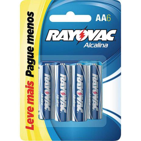 Pilha Pequena Alcalina Rayovac Leve 4 Pague 3 Menor preço em Pilha Pequena Alcalina Rayovac Leve 4 Pague 3