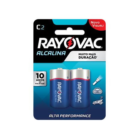 Pilha Rayovac Alcalina 20120 Media C 1,5V 02 Unidades Menor preço em Pilha Rayovac Alcalina 20120 Media C 1,5V 02 Unidades