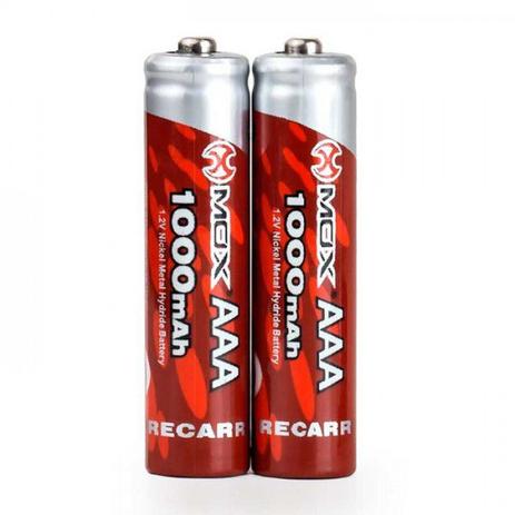 Pilha Recarregável AAA 1000 mAh - Mox é ruim? Pilha Recarregável AAA 1000 mAh - Mox é boa?