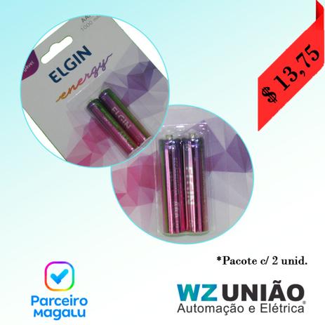 Pilha Recarregavel AAA 1000MAH C/2 82170 - Elgin é ruim? Pilha Recarregavel AAA 1000MAH C/2 82170 - Elgin é boa?