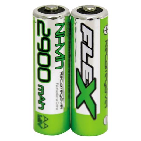 Pilha Recarregavel FLEX FX-AA29B2 1,2V AA 2900 MAH - Vitrine Menor preço em Pilha Recarregavel FLEX FX-AA29B2 1,2V AA 2900 MAH - Vitrine