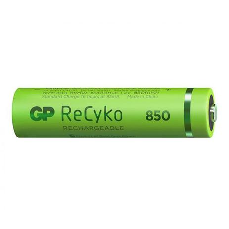 Pilha Recarregável GP ReCyko c/ 2 AAA NiMH 850mAh 1,2V Menor preço em Pilha Recarregável GP ReCyko c/ 2 AAA NiMH 850mAh 1,2V