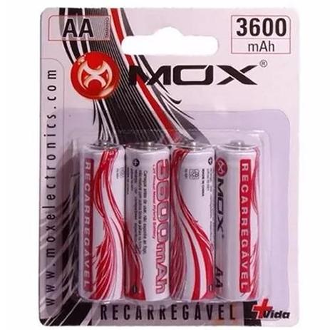 Pilha Recarregável MOX AA 3600mAH MOB4AA36 é ruim? Pilha Recarregável MOX AA 3600mAH MOB4AA36 é boa?