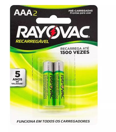 Pilha recarregável palito aaa rayovac Menor preço em Pilha recarregável palito aaa rayovac
