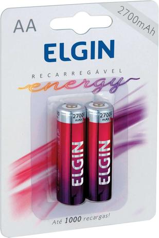 Pilha Recarregavel Pequena AA 2700MAH 1.2V C/02 ELGIN Menor preço em Pilha Recarregavel Pequena AA 2700MAH 1.2V C/02 ELGIN