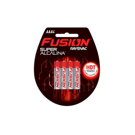 Pilha super alcalina AAA4 4 unidades Fusion Rayovac é boa?