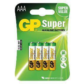 Pilha Super Alkaline GP 1,5V AAA Blister com 4 - Gp super Menor preço em Pilha Super Alkaline GP 1,5V AAA Blister com 4 - Gp super
