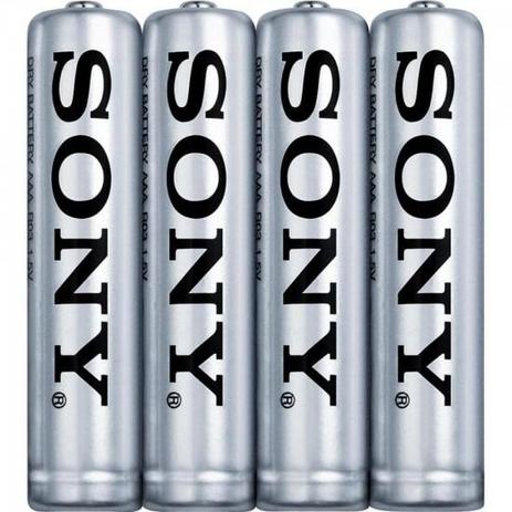 Pilha Zinco AAA R03-NUP4A/Z Sony Caixa c/40 pilhas (shrink c/4) - Marca Menor preço em Pilha Zinco AAA R03-NUP4A/Z Sony Caixa c/40 pilhas (shrink c/4) - Marca