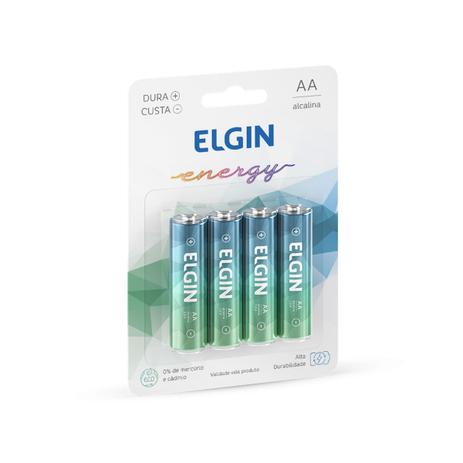 Pilhas AA Alcalinas Blister com 4 Elgin é boa?