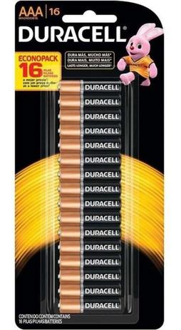 Pilhas Duracell Duralock Palito AAA - 1 Cartela de 16 Unidades é boa?