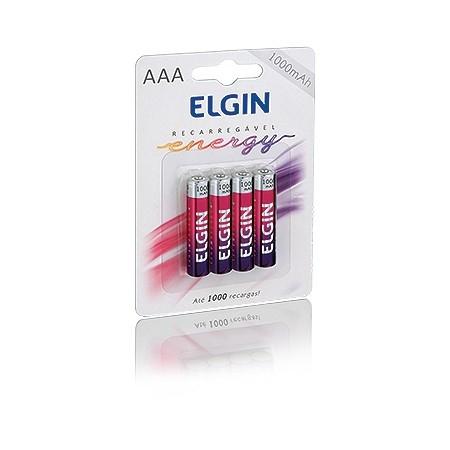 Pilhas Recarregável Elgin Aaa 1000 Mah Com 4 Unidades 82171 é boa?