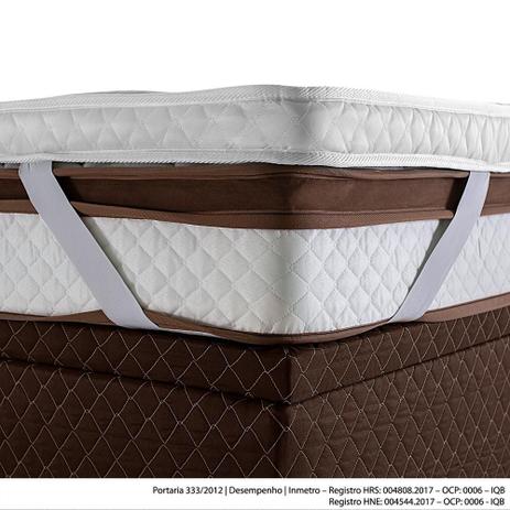 Pillow Top Casal Herval com Elástico, 9 x 138 x 188 cm Menor preço em Pillow Top Casal Herval com Elástico, 9 x 138 x 188 cm