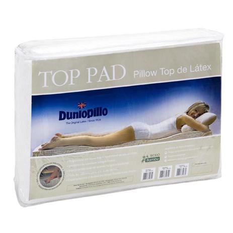 Pillow top de Látex Casal com Capa bambu 188 X 138 X 3 cm top pad dunlopillo - COPESPUMA Menor preço em Pillow top de Látex Casal com Capa bambu 188 X 138 X 3 cm top pad dunlopillo - COPESPUMA