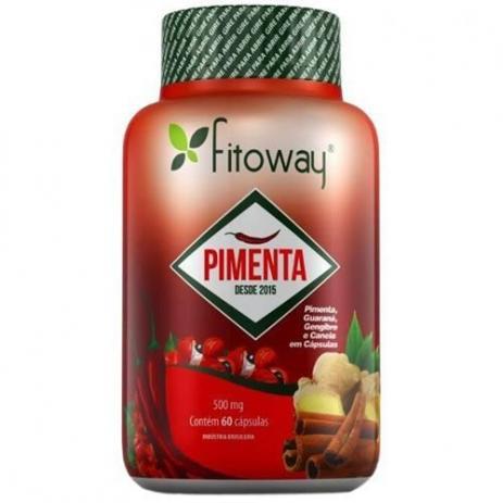 Pimenta - 60 Cápsulas - Fitoway Menor preço em Pimenta - 60 Cápsulas - Fitoway