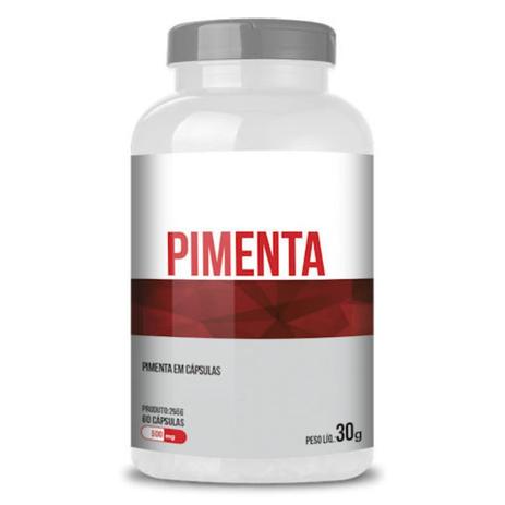 Pimenta em Cápsulas 500mg 60 Caps - Chá mais Menor preço em Pimenta em Cápsulas 500mg 60 Caps - Chá mais