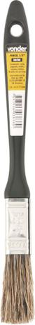 Pincel 1/2” cerdas gris cabo plástico para tintas latéx e acrílica vd700 - Vonder Menor preço em Pincel 1/2” cerdas gris cabo plástico para tintas latéx e acrílica vd700 - Vonder