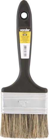 Pincel 2.1/2” cerdas gris cabo plástico para tintas latéx e acrílica vd700 - Vonder Menor preço em Pincel 2.1/2” cerdas gris cabo plástico para tintas latéx e acrílica vd700 - Vonder